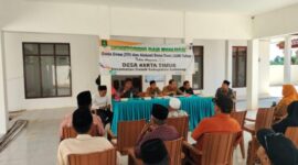 Sekcam Dasuk Hadiri Monitoring dan Evaluasi DD-ADD di Desa Kerta Timur dan Nyapar