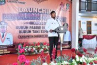 Bupati Di Sela-sela Peluncuran Penyaluran BLT - DBHCHT di PR Bumitama Kecamatan Lenteng, Rabu (29/07/2026)