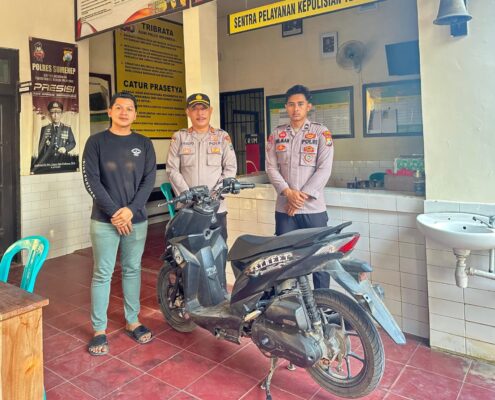 Barang Bukti Yang Berhasil Diamankan Polsek Kangean 