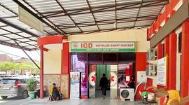 Nampak depan ruangan instalasi gawat darurat (IGD) RSUD dr. H. Anwar Sumenep. ©okedaily jatim