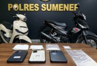 Barang Bukti Yang Berhasil Diamankan SatresNarkoba Polres Sumenep 
