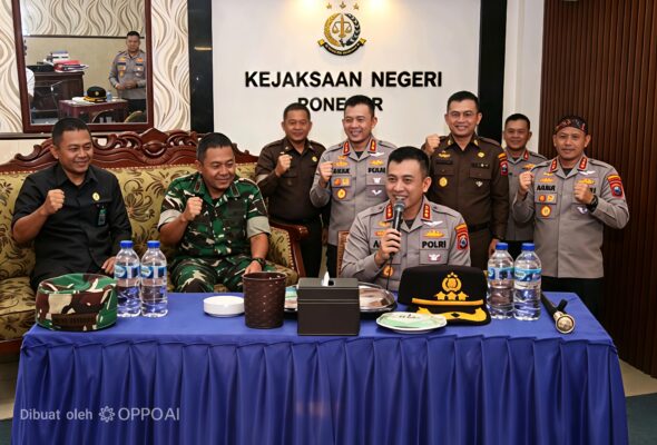 Kapolresta Sumenep Tancap Gas Bangun Sinergi, Sehari Sambangi Kodim, Kejari, dan Pengadilan Demi Perkuat Penegakan Hukum