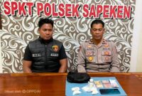 Kapolsek Sapeken IPTU Wijono Aris Sasongko, S.H., Bersama BB Yang Berhasil Diamankan 