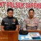 Kapolsek Sapeken IPTU Wijono Aris Sasongko, S.H., Bersama BB Yang Berhasil Diamankan 