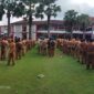 Suasana Apel Gabungan Bersama di Halaman Kantor Pemkab Sumenep, Senin (27/07/2026)