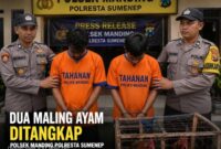 Ilustrasi Terduga Pencurian Ayam di Desa Giring Kecamatan Manding 