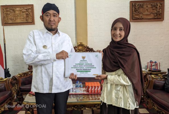 Bupati Sumenep Achmad Fauzi Wongsojudo Memberikan Dukungan Kepada Santri Naqi'ah Asal Kecamatan Dungkek 
