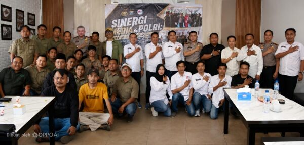Kapolresta Sumenep Sambangi MIO dan PWRI, Perkuat Sinergi Polri-Media Jaga Kamtibmas