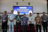 Wabup Sumenep KH Imam Hasyim SH MH di 
program Samsat Ka Sakola yang digelar di Aula Graha Wiyata MAN Sumenep, Kamis (30/7).
