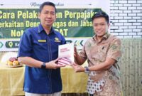 Direktur Naghfir's Institute Dr. Naghfir Bersama Kepala KPP Pratama Sumenep, Mohammad Rasyid Ridho
