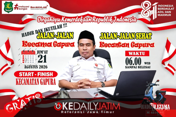 Semangat Kemerdekaan dari Gapura, Jalan Sehat HUT RI ke-81 Jadi Ajang Pererat Persaudaraan