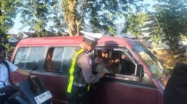 Polantas Menyapa di Sumenep, Polisi Hadir di Tengah Warga Bangun Budaya Tertib Berlalu Lintas