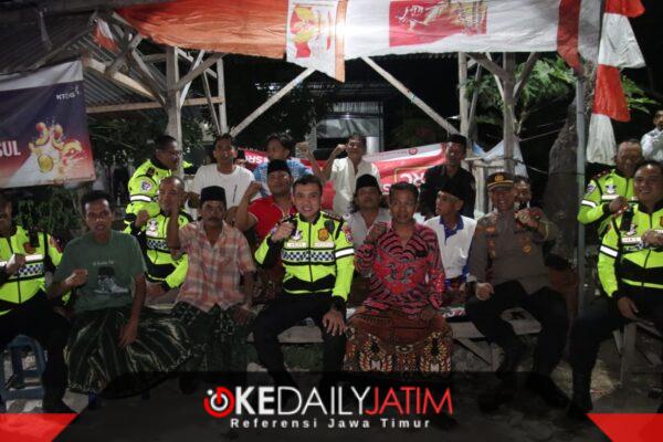 Polisi Turun Langsung ke Pos Kamling, Kapolresta Sumenep Perkuat Keamanan Berbasis Warga