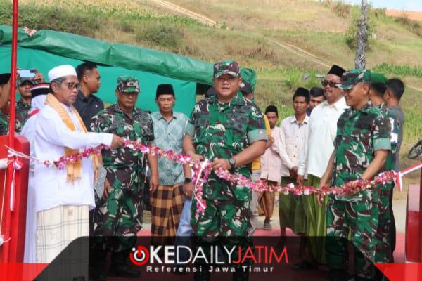Jembatan Karang Sumenep Resmi Dibuka, Bakti TNI AD Hadirkan Akses Baru dan Harapan bagi Warga Mandala