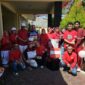 Kadinsos P3A Kabupaten Sumenep Dr. R. Abd. Rahman Riadi Foto Bersama Dengan Pemenang Lomba di Halaman Kantor Setempat, Jum'at (21/08/2026)