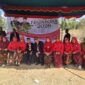 Foto Bersama Camat Dan Sekcam Dasuk Bersama Jajaran di Acara Kirab Budaya Pesisir Utara di Pantai Slopeng, Sabtu (22/08/2026)
