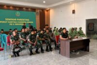Parenting Keluarga Via Zoom, Danyonif TP 931/Ksatria Jokotole Tekankan Peran Penting Orang Tua