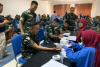 Setetes Darah, Sejuta Harapan: 30 Prajurit Yonif TP 931/KJ Donor Darah di RRI Fest Sumenep