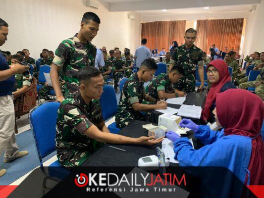 Setetes Darah, Sejuta Harapan: 30 Prajurit Yonif TP 931/KJ Donor Darah di RRI Fest Sumenep