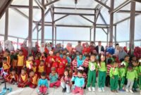 Jelajah PAUD Ceria di Manding, Ratusan Anak Bergerak, Mendongeng dan Berburu Buku