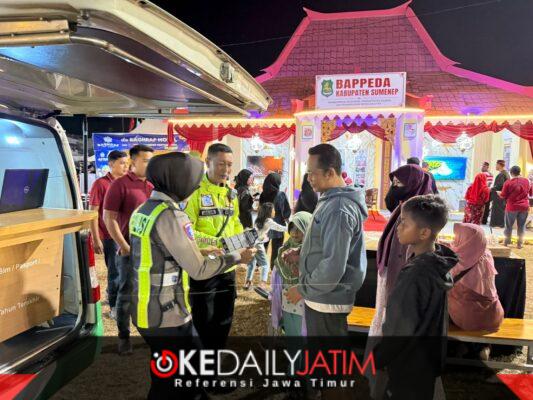 Satlantas Polresta Sumenep Buka Pelayanan PKB Malam Hari di Madura Culture Festival 4