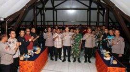 Kapolresta Sumenep Sambung Roso Bareng 11 Kades, Warga Diajak Tak Diam Saat Ada Gangguan Kamtibmas
