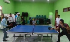 Kemenag Sumenep Punya Cara Unik Rayakan HUT ke-81 RI, Tenis Meja Jadi Ajang Perkuat Kekompakan