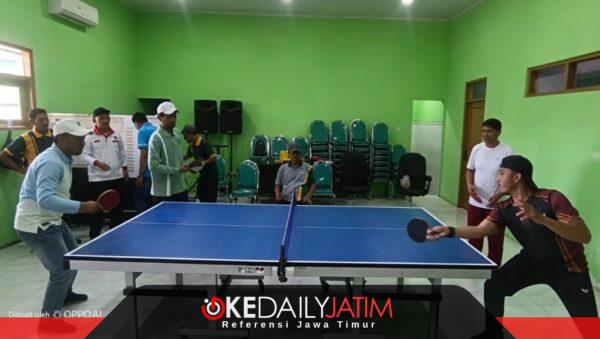 Tenis Meja Kemenag Sumenep, Semangat Berpasangan Perkuat Zona Integritas
