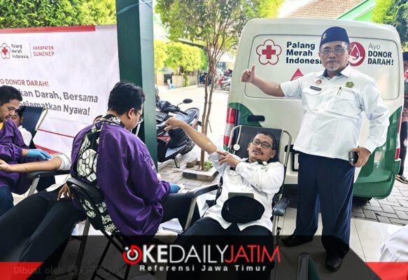Kemenag Sumenep Isi HUT ke-81 RI dengan Donor Darah, 38 ASN Jadi Pahlawan Kemanusiaan