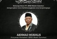 Akhmad Mukhlis Berpulang, BPRS Bhakti Sumekar Kehilangan Sosok Penuh Dedikasi