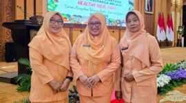 Ketua DWP Kabupaten Sumenep, Diah Suryani Agus Bersama Pengurus 