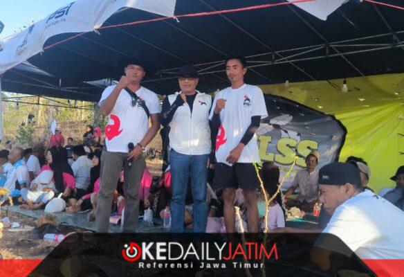 Ketua DPD Partai Solidaritas Indonesia (PSI) Sumenep R. Ach. Djoni Tunaidy hadir bersama Ketua DPC PSI Kecamatan Lenteng dalam kegiatan Ngonjhuk Lajangan Abhereng 