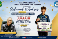 Meisya Raih Juara III O2SN Nasional, Kadisdik Sumenep: Ini Kebanggaan dan Bukti Potensi Pelajar Kita