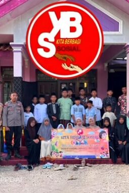 Ketika Kepedulian Menjadi Kebahagiaan, KBS Sumenep Santuni 25 Anak Yatim di Saroka