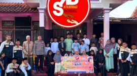 KBS Sumenep Berbagi Kebahagiaan, 25 Anak Yatim dan Piatu di Saroka Terima Santunan