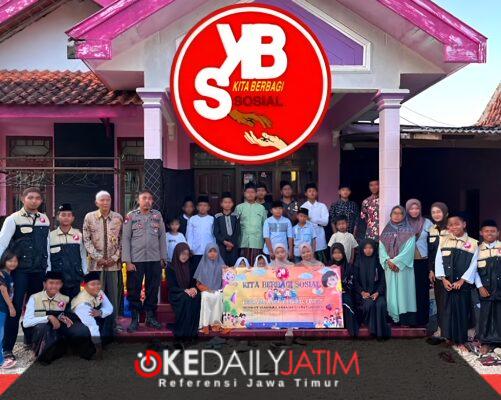 KBS Sumenep Berbagi Kebahagiaan, 25 Anak Yatim dan Piatu di Saroka Terima Santunan
