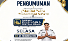 Peringati Maulid Nabi, Rutan Kelas IIB Sumenep Tutup Operasional Sementara