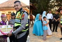 Kapolresta Sumenep Kombes Pol Ariek Indra Sentanu hadir di tengah masyarakat melalui Sumenep Peduli dan Polisi Menyapa di Pantai Lombang