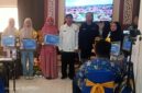 Kepala Dispusip Kabupaten Sumenep Rudi Yuyianto, SE.MSI Bersama Para Peserta Di Aula Dispusip Sumenep, Rabu (26/08/2026)