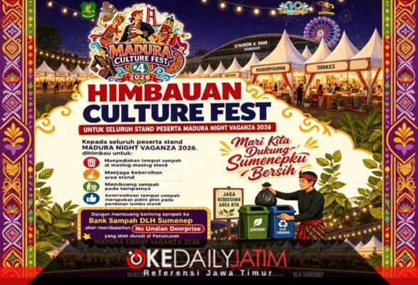 Madura Culture Fest #4 2026, DLH Sumenep Dorong Stand Bersih dan Ramah Lingkungan
