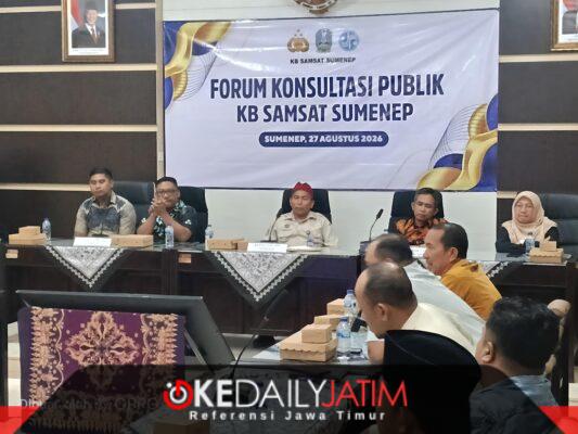 KB Samsat Sumenep Gelar Forum Konsultasi Publik KB Samsat Sumenep 