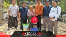 Empat Pilar Bergerak Cepat, Dinsos P3A, BAZNAS, Kecamatan Guluk-Guluk dan Pemdes Tambuko Bantu Korban Puting Beliung