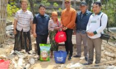 Empat Pilar Bergerak Cepat, Dinsos P3A, BAZNAS, Kecamatan Guluk-Guluk dan Pemdes Tambuko Bantu Korban Puting Beliung