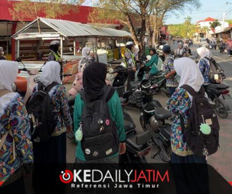 Polantas Sumenep Tegur Pengguna Sepeda Listrik Tanpa Helm, Keselamatan Pelajar Jadi Sorotan