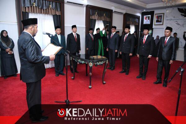 Empat Pejabat Eselon II Dilantik, Bupati Sumenep Dorong Pemkab Bergerak Lebih Cepat