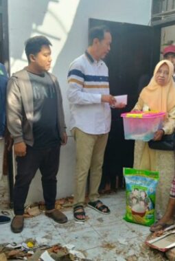 Dinsos P3A Sumenep dan Baznas Responsif Salurkan Bantuan untuk Warga Terdampak Angin Puting Kencang