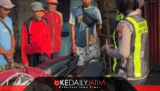 Polantas Menyapa Pengemudi Bentor di Pelabuhan Kalianget, Edukasi Keselamatan Dikedepankan
