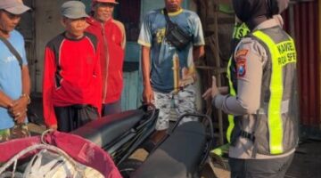 Polantas Menyapa Pengemudi Bentor di Pelabuhan Kalianget, Edukasi Keselamatan Dikedepankan