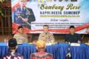 Kapolresta Sumenep Kombes Pol Ariek Indra Sentanu Buka Sambung Roso, 14 Kades Diajak Bersama Jaga Saronggi