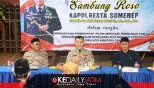 Kapolresta Sumenep Kombes Pol Ariek Indra Sentanu Buka Sambung Roso, 14 Kades Diajak Bersama Jaga Saronggi